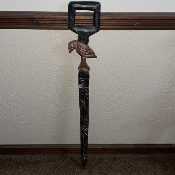 Handcrafted wooden Cane - Picture 5 of 6